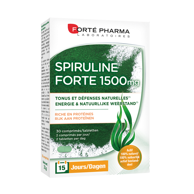 Image of Forté Pharma Spiruline Forte 1500mg 30 Tabletten