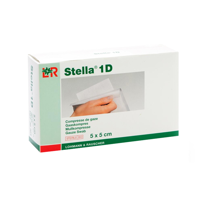 Image of Stella 1D Steriele Gaaskompressen 5x5cm 30 Stuks 