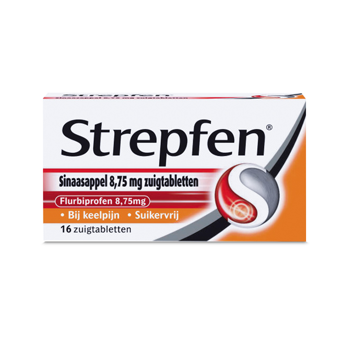 Image of Strepfen Suikervrij Sinaas 8,75mg 24 Zuigtabletten 
