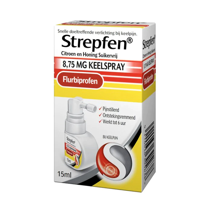 Image of Strepfen 8,75mg Keelspray Honing &amp; Citroen 15ml 