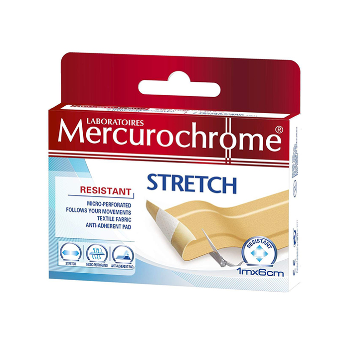 Image of Mercurochrome Stretchpleister Resistant 1mx6cm 