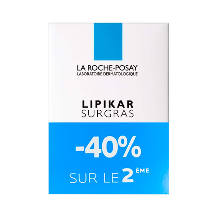 Image of La Roche Posay Lipikar Surgras Zeep Duo 2x150g 2de -40%