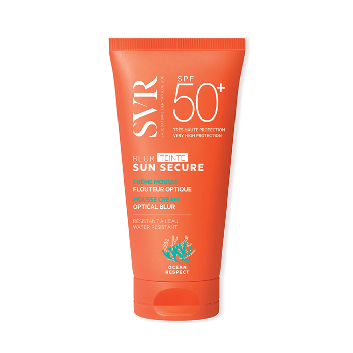 Image of SVR Sun Secure Blur Getinte Mousse Crème SPF50 - 50ml 