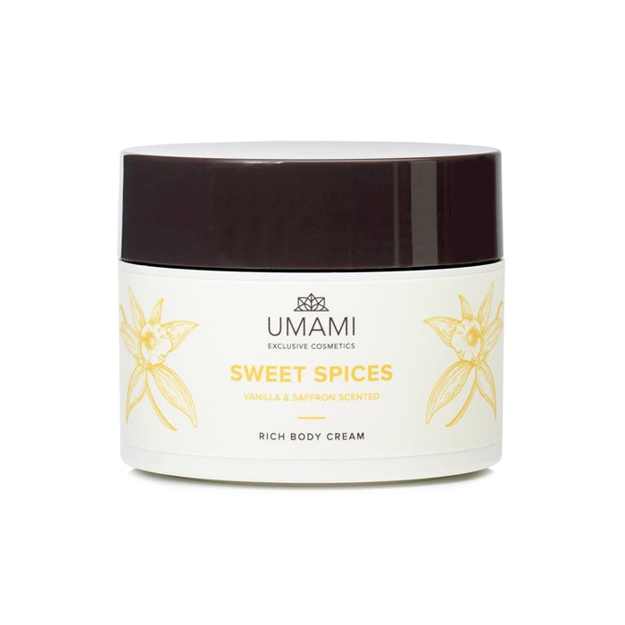 Image of Umami Sweet Spices Rijke Body Cream Vanille &amp; Saffraan 250ml