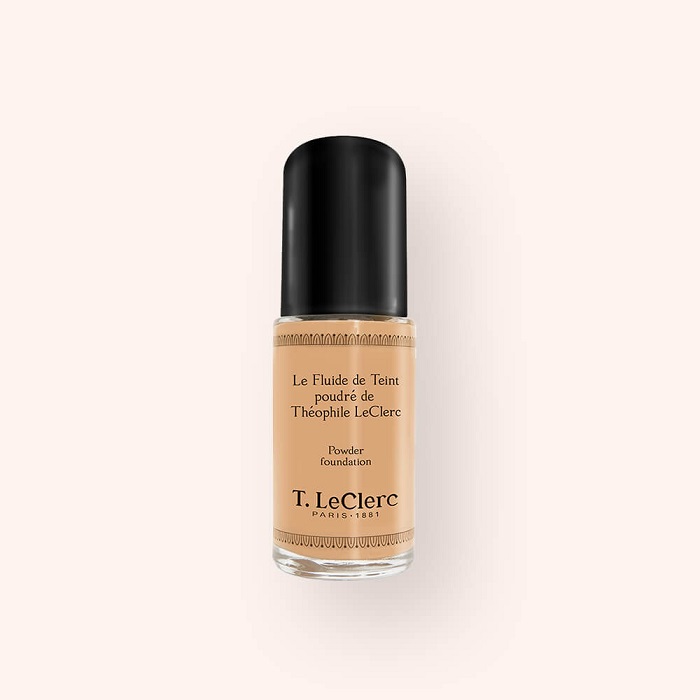 Image of T.LeClerc Fluide De Teint Poudré N°04 Beige Abricoté Mat 30ml