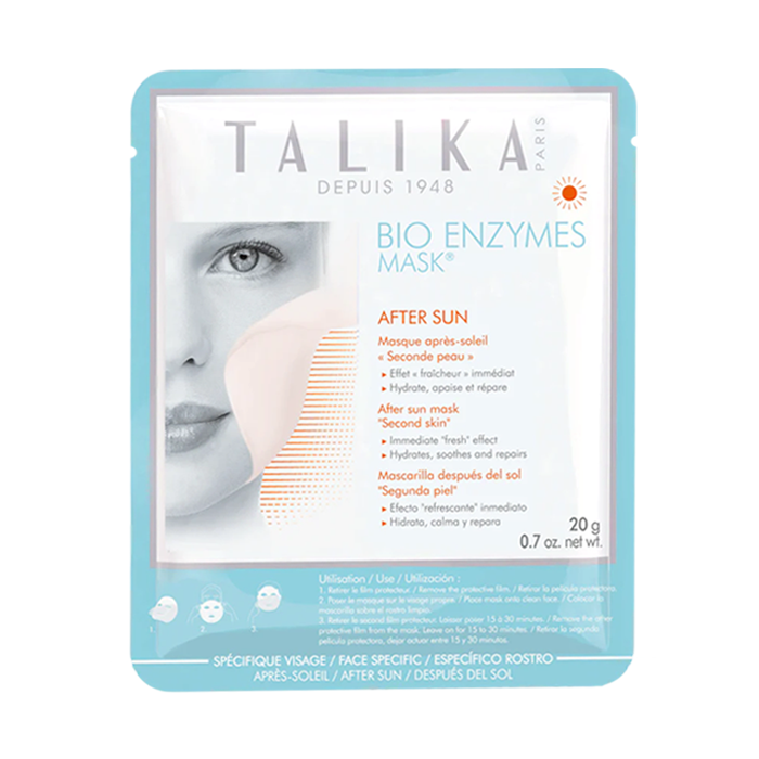 Image of Talika Bio Enzymes Mask &#039;Tweede Huid&#039; Apres-soleil 1 Stuk 