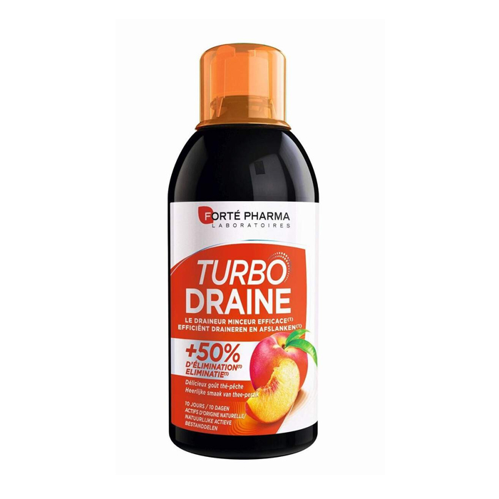 Image of Forté Pharma TurboDraine Groene Thee/ Perzik 500ml 