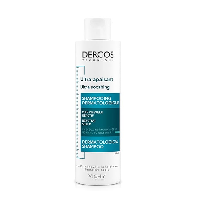 Image of Vichy Dercos Ultra Kalmerend Vet Haar Shampoo 200ml 
