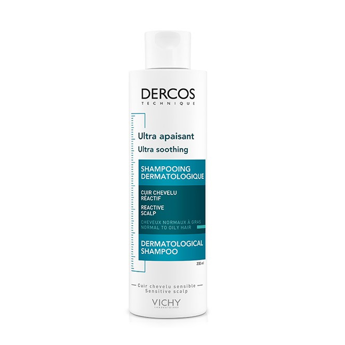 Image of Vichy Dercos Ultra Kalmerend Vet Haar Shampoo 200ml