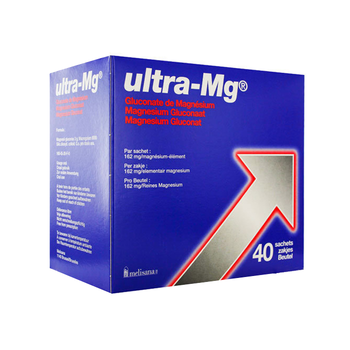 Image of Ultra-Mg Magnesium Gluconaat 40x3g Zakjes 