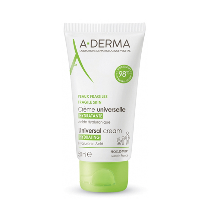 Image of A-Derma Universele Hydraterende Crème Hyaluronzuur 50ml