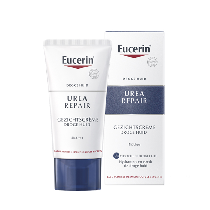 Image of Eucerin UreaRepair Verzachtende Gezichtscrème 5% Urea 50ml 