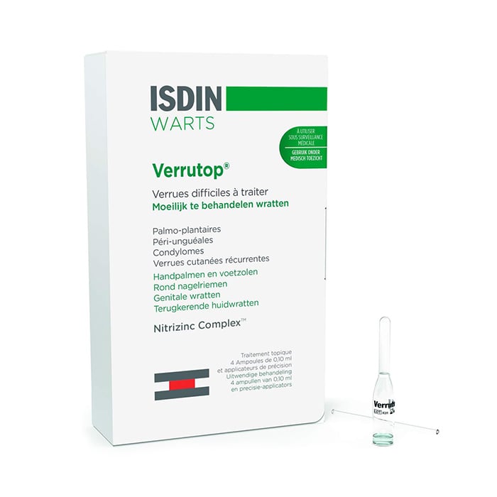 Image of Isdin Verrutop Behandeling Wratten 4x0,1ml Ampullen 