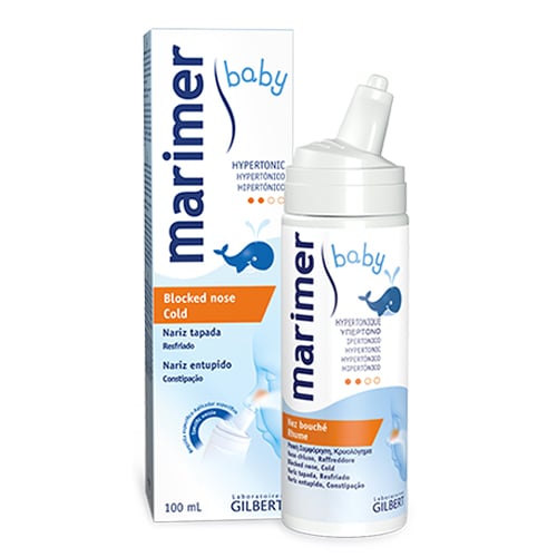 Image of Marimer Baby Verstopte Neus Zeewater Spray 100ml 