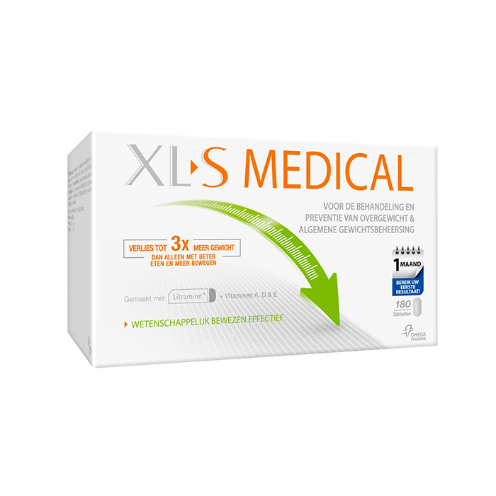 Image of XLS Medical Vetbinder - Ondersteunt je dieet en helpt je om af te vallen - 180 Tabletten