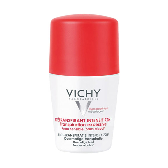 Image of Vichy Intensieve Deodorant Roller 72u - Overmatige Transpiratie - 50ml 