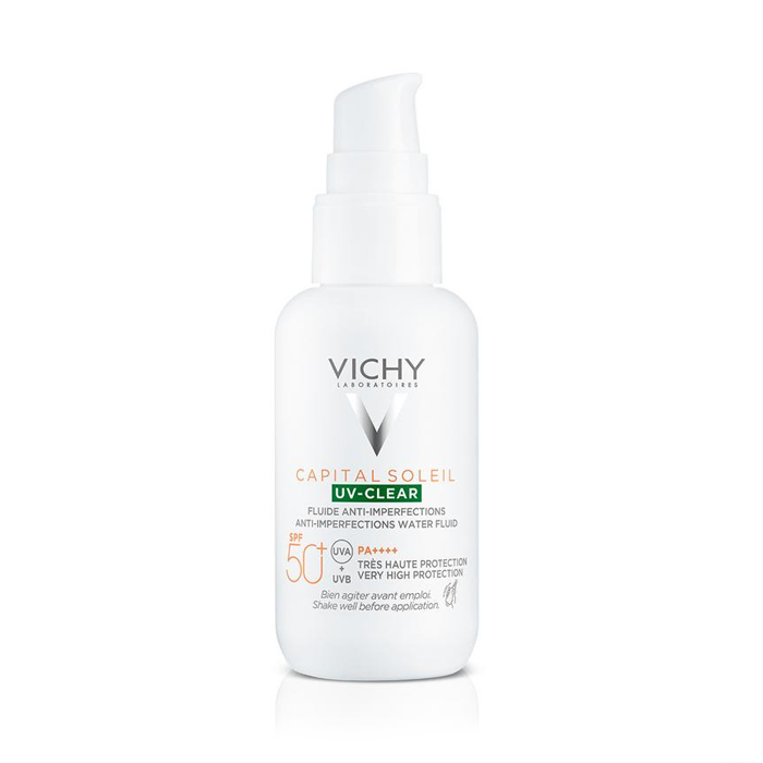 Image of Vichy Capital Soleil UV-Clear Fluide Anti-Onzuiverheden SPF50+ 40ml 