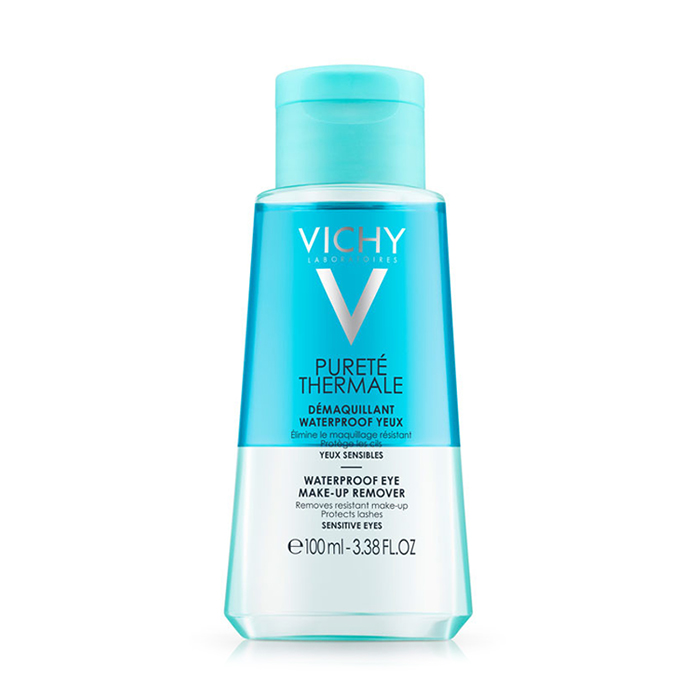 Image of Vichy Pureté Thermale Waterproof Oogmake-Up Remover 100ml