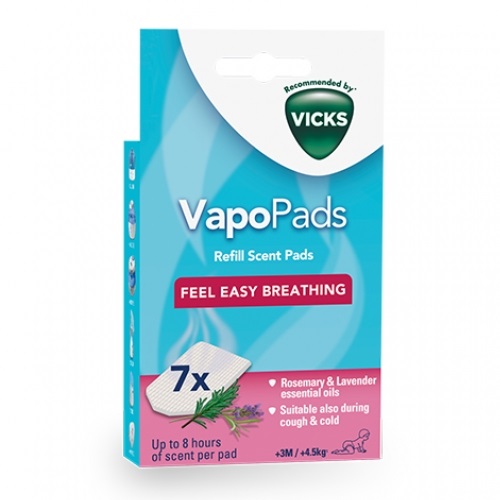 Image of Vicks VapoPads Navulgeurpads Rozemarijn-Lavendel 7 Stuks