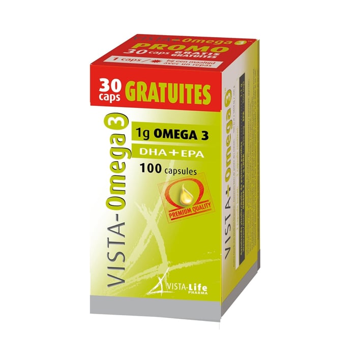 Image of Vista Omega 3 Promo 70+30 Capsules GRATIS