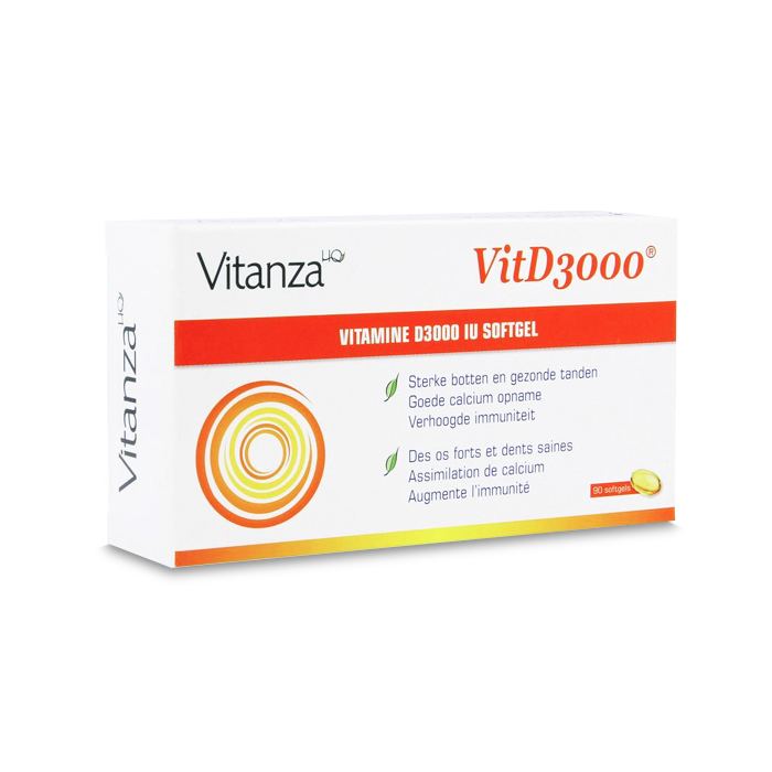 Image of Vitanza HQ Vit D3000 90 Softgels