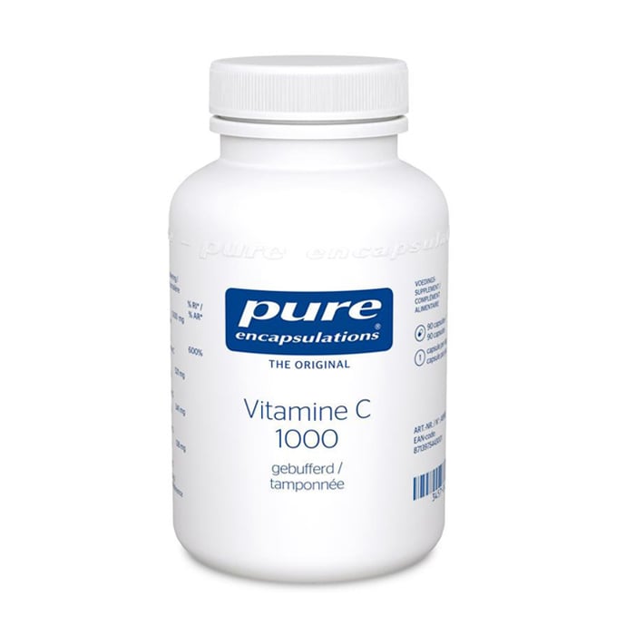 Image of Pure Encapsulations Vitamine C 1000 Gebufferd 90 Capsules