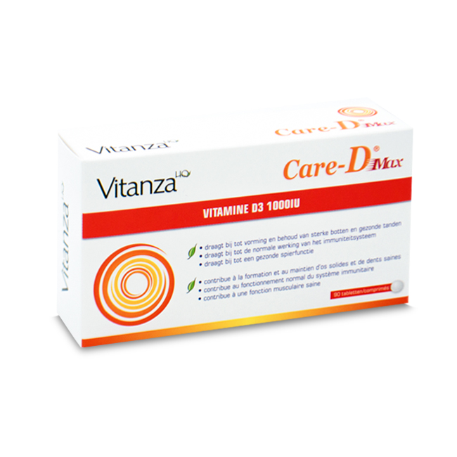 Image of Vitanza HQ Care-D Max 1000 IU 90 Tabletten 