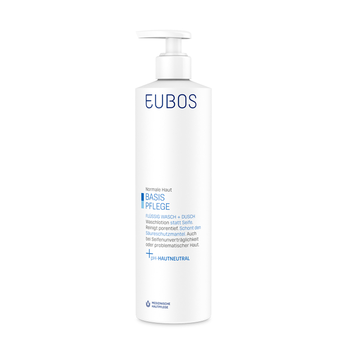 Image of Eubos Blauwe Vloeibare Wasemulsie 400ml 