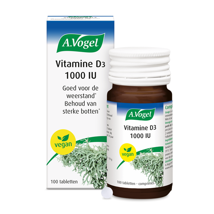 Image of A. Vogel Vitamine D3 1000 IU - 100 Tabletten