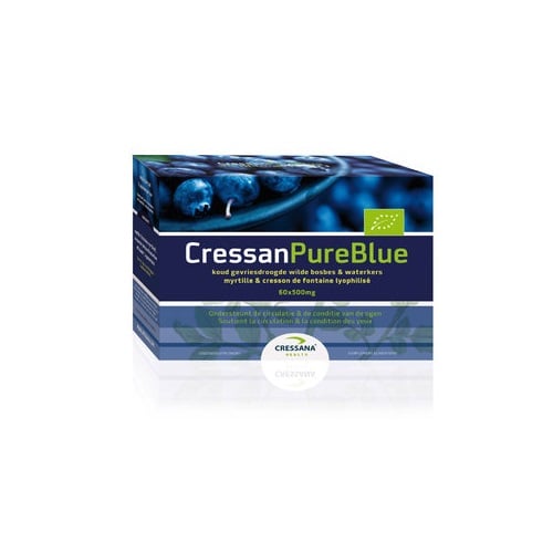 Image of Cressan Pure Bleu 500mg 60 Vegecaps 