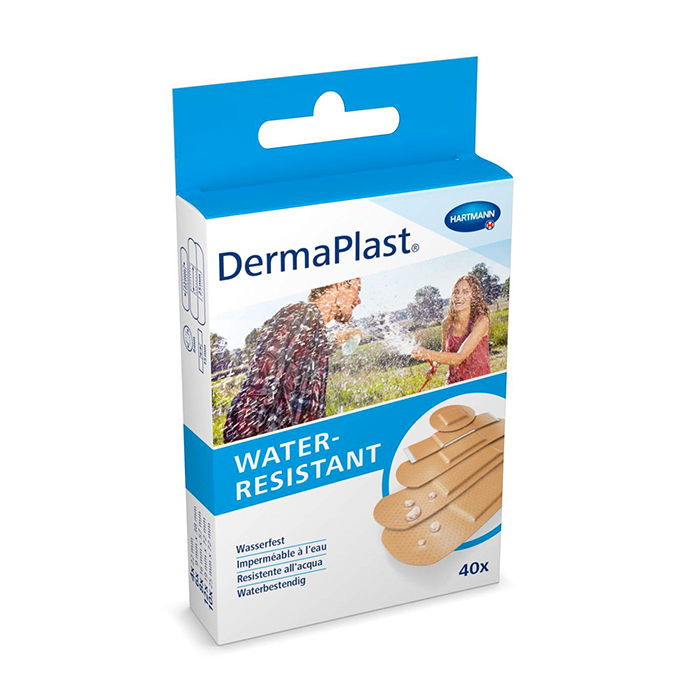 Image of Dermaplast Water-Resistant Pleisters 40 Stuks (5 maten) 
