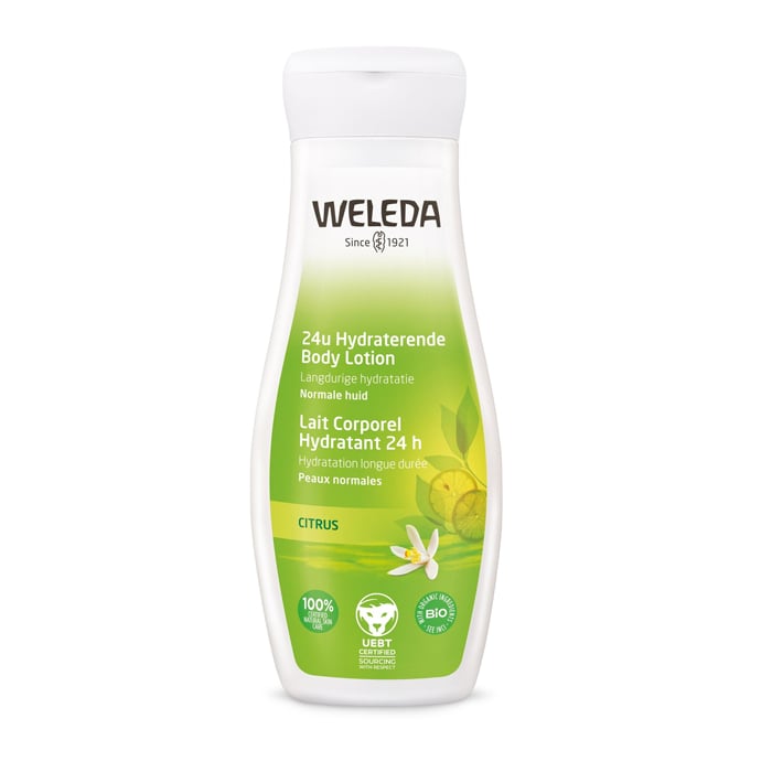 Image of Weleda 24u Hydraterende Bodylotion Citrus - Normale Huid 200ml