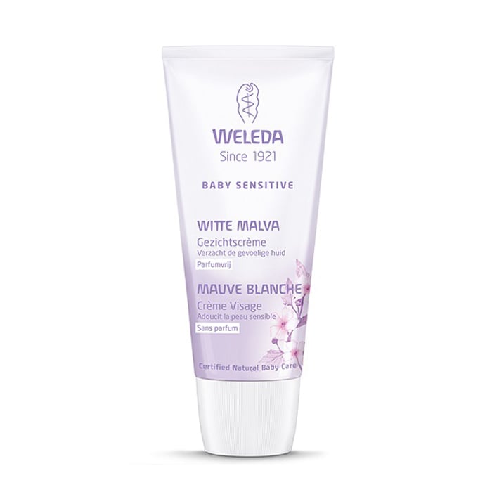 Image of Weleda Baby Sensitive Witte Malva Gezichtscrème 50ml 