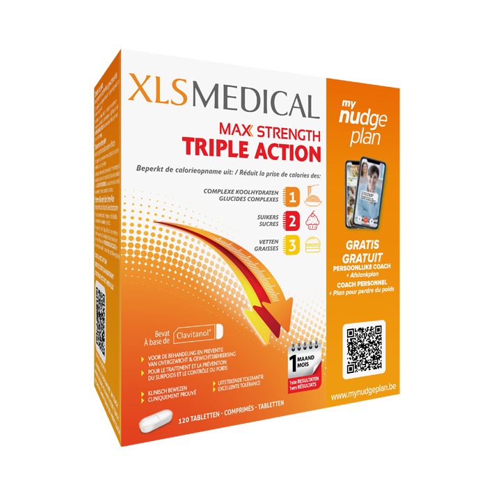 Image of Xls Medical Max Strength - Ondersteunt je dieet en helpt af te vallen - 120 Tabletten 