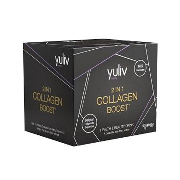 Image of Yuliv 2-in-1 Collagen Boost Anti-Rimpel 30x25ml Ampullen 