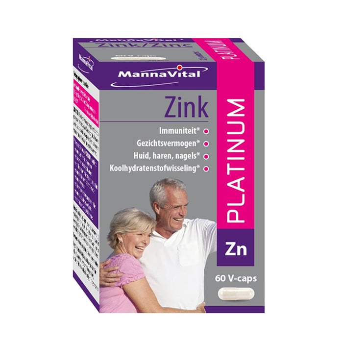 Image of MannaVital Zink Platinum 60 V-Capsules 
