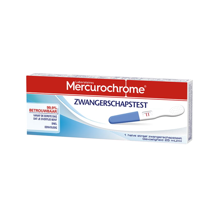 Image of Mercurochrome Zwangerschapstest 1 Stuk