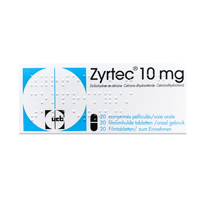 Image of Zyrtec 10mg 20 Tabletten