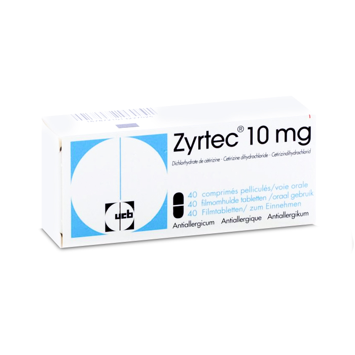 Image of Zyrtec 10mg 40 Tabletten